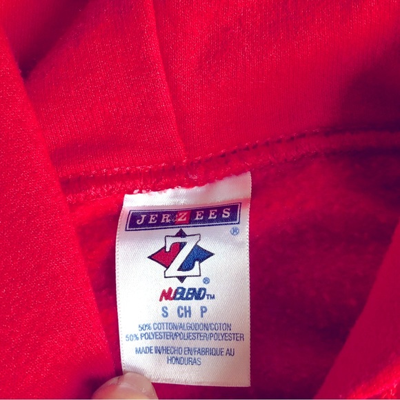 Eagles Hoodie Sweatshirt Pullover Long Sleeve Red Small Men’s UNISEX - Picture 3 of 16